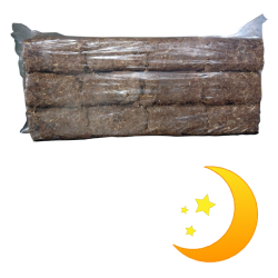 Packaging Briquette bois compressé longue durée pour la nuit