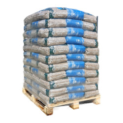 Palette de granulés de bois EO2 - 72 sacs de 15 kg