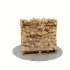 Bois de chauffage 25 cm - 1,2 m3 - 2 stères - vue 3D 270°