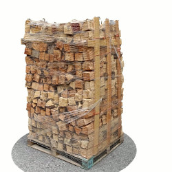 Bois de chauffage sec 30 cm - 2 m3 - 3 stères - vue 3D 45°