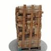 Bois de chauffage sec 30 cm - 2 m3 - 3 stères - vue 3D 180°