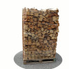 Bois de chauffage sec 30 cm - 2 m3 - 3 stères - vue 3D 270°