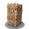 Bois de chauffage sec 30 cm - 2 m3 - 3 stères - vue 3D 315°