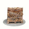 Bois de chauffage 33 cm - 1,2 m3 - 1,7 stères - vue 3D 270°