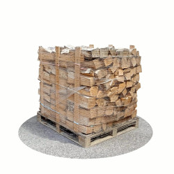 Bois de chauffage 40 cm - 1,2 m3 - 1,65 stères - vue 3D 45°