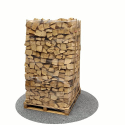 Bois de chauffage sec 40 cm - 2 m3 - 2,7 stères - vue 3D 0°