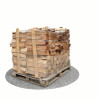 Bois de chauffage 50 cm - 1,2 m3 - 1,5 stères - vue 3D 135°